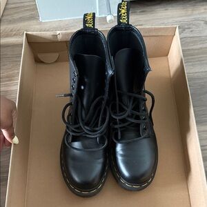 Dr. Martens Black Combat Boots
